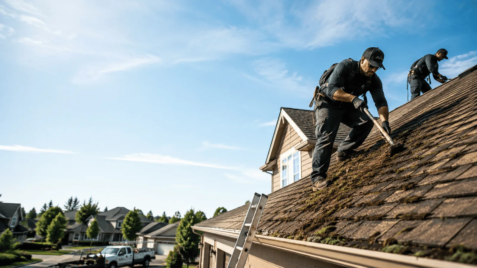 Roof Moss Removal in Lorain, OH near me